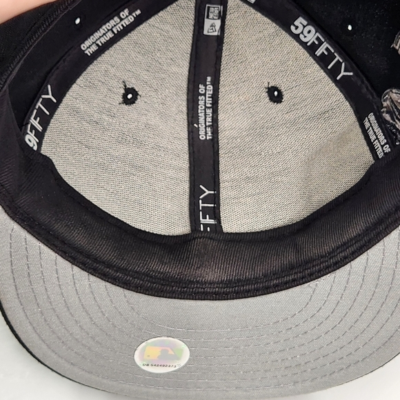 Boston Red Sox Hat Fitted 7 3/8 Vintage Wool Script Baseball Cap New Era MLB - Picture 7 of 14